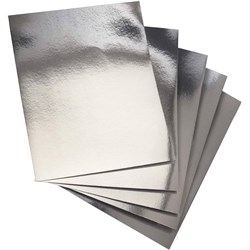 A4 Foil Board  Pack Of 50  silver